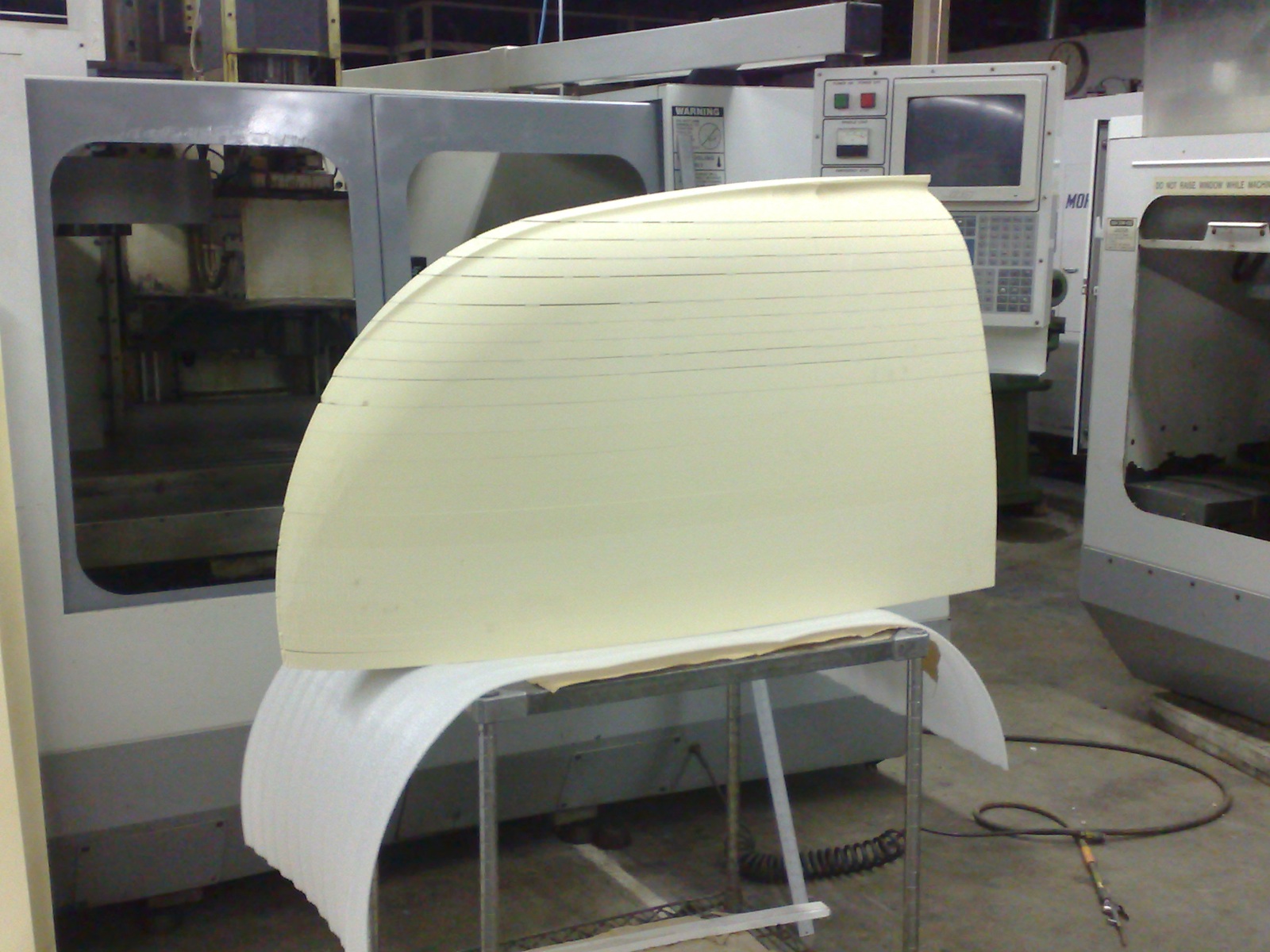 Nose portion of the fairing