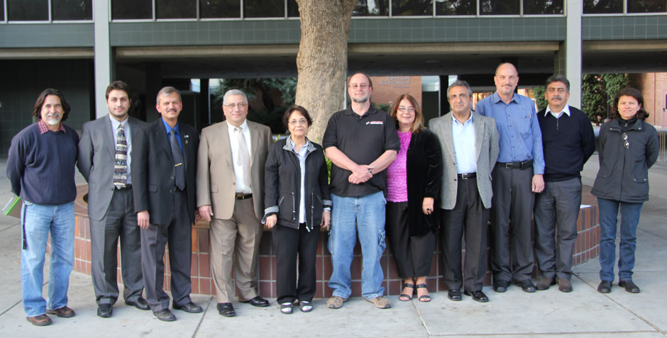 Faculty Mentors with Department Chairs, Associate Dean and Dean of CECS