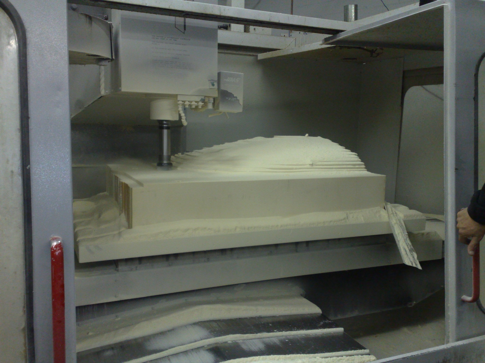 Fairing Mold on the Haas Router