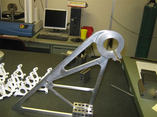 Finished CNC Machined Crank Mount 