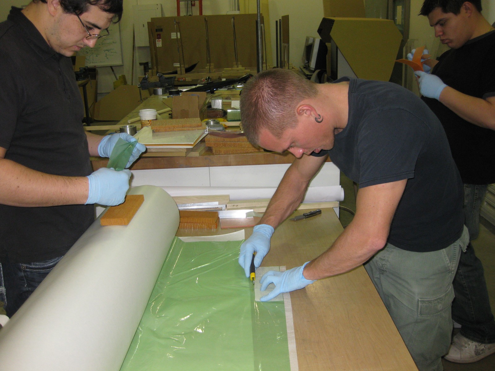 Vacuum Baggin Composite Materials for final cure