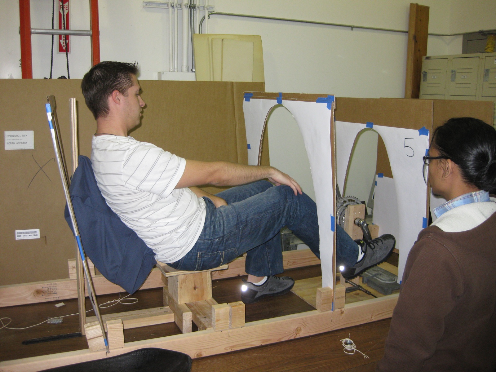 Sizing the fairing for the ideal seated position of the rider