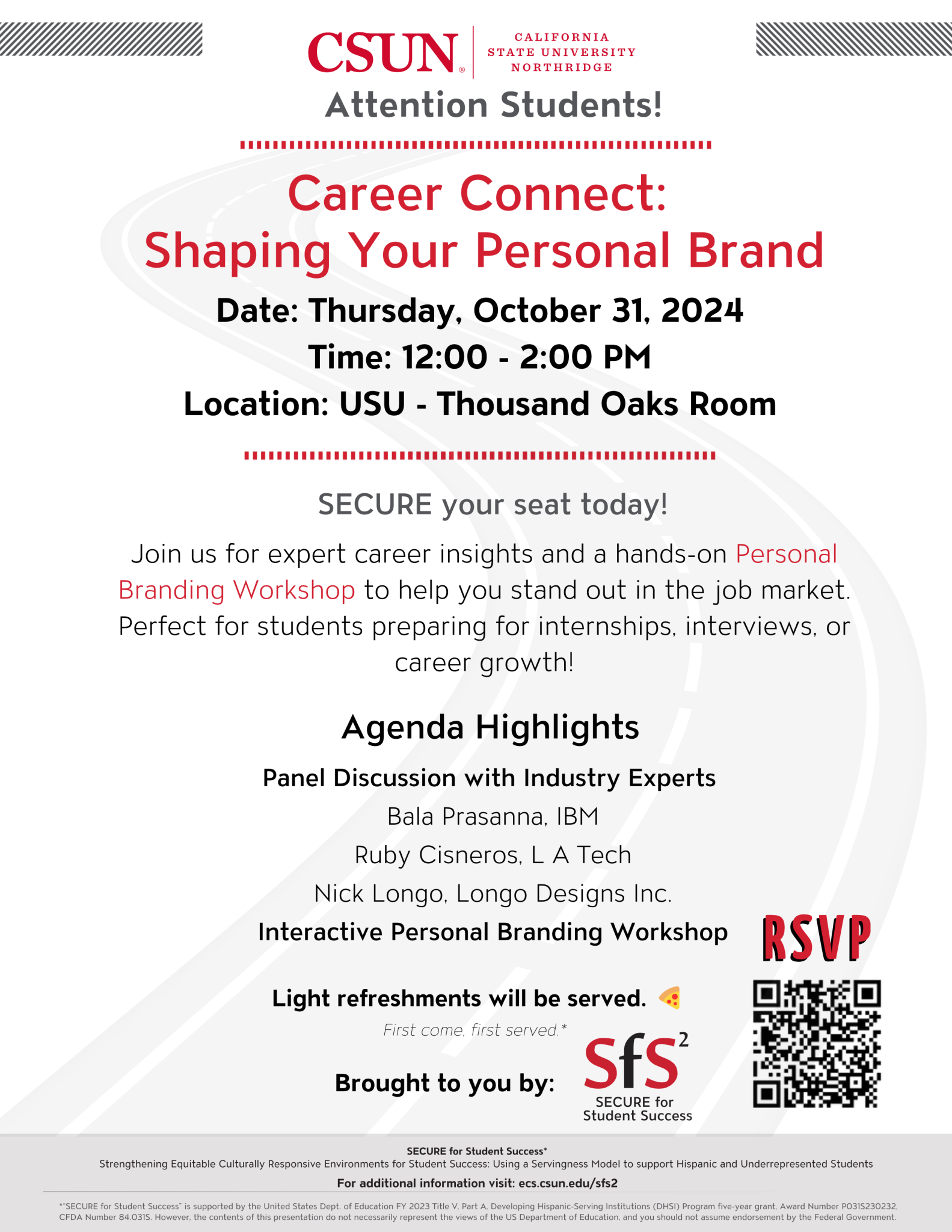 Career Connect: Shaping Your Personal Brand Flyer