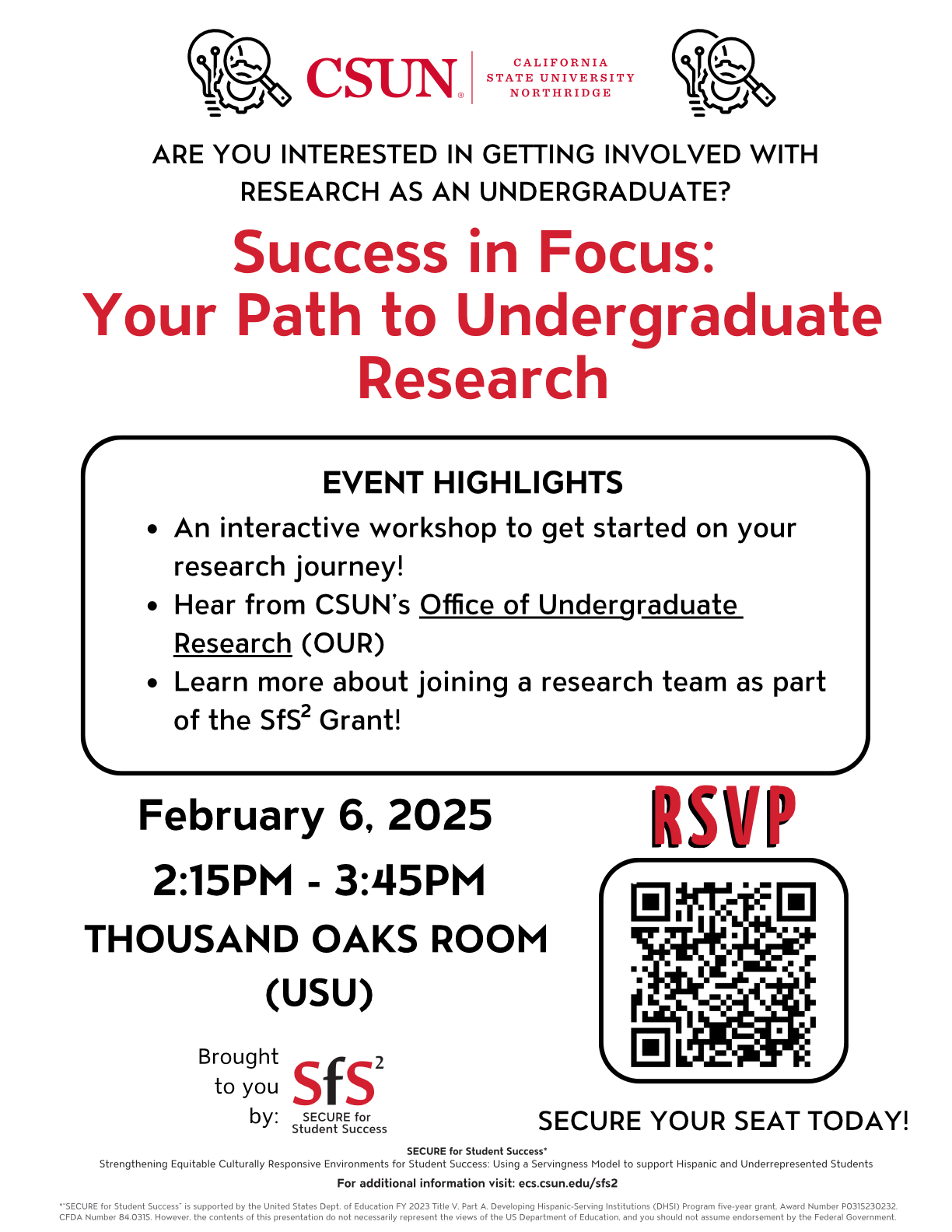Success in Focus: Your Path to Undergraduate Research