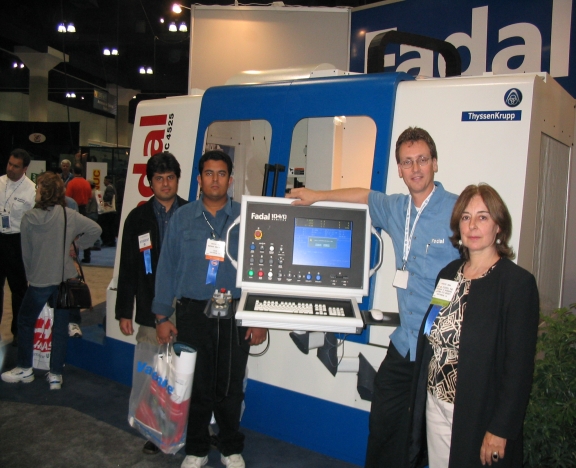 At WESTEC Fadal Stand