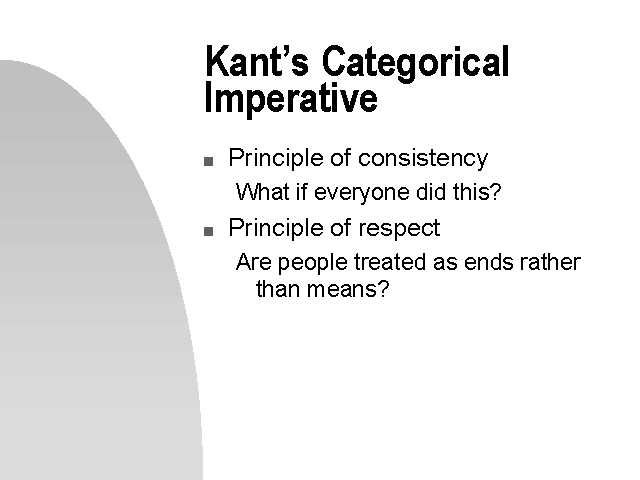 Kant S Categorical Imperative